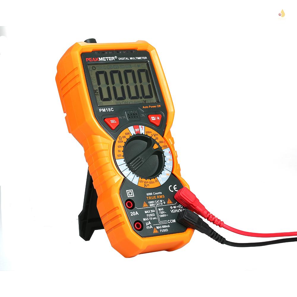 Đồng Hồ Đo Điện Áp AC/DC Đa Năng PM18C True RMS Kỹ Thuật Số