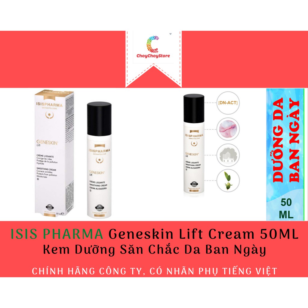 [TEM CTY] ISIS Pharma GENESKIN Lift Cream 50mL - Kem Dưỡng Da Ban Ngày