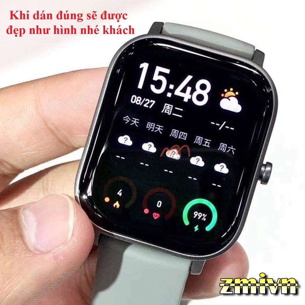 Miếng dán PPF chống xước COLMI P8, AMAZFIT BIP, GTS, HAYLOU LS01