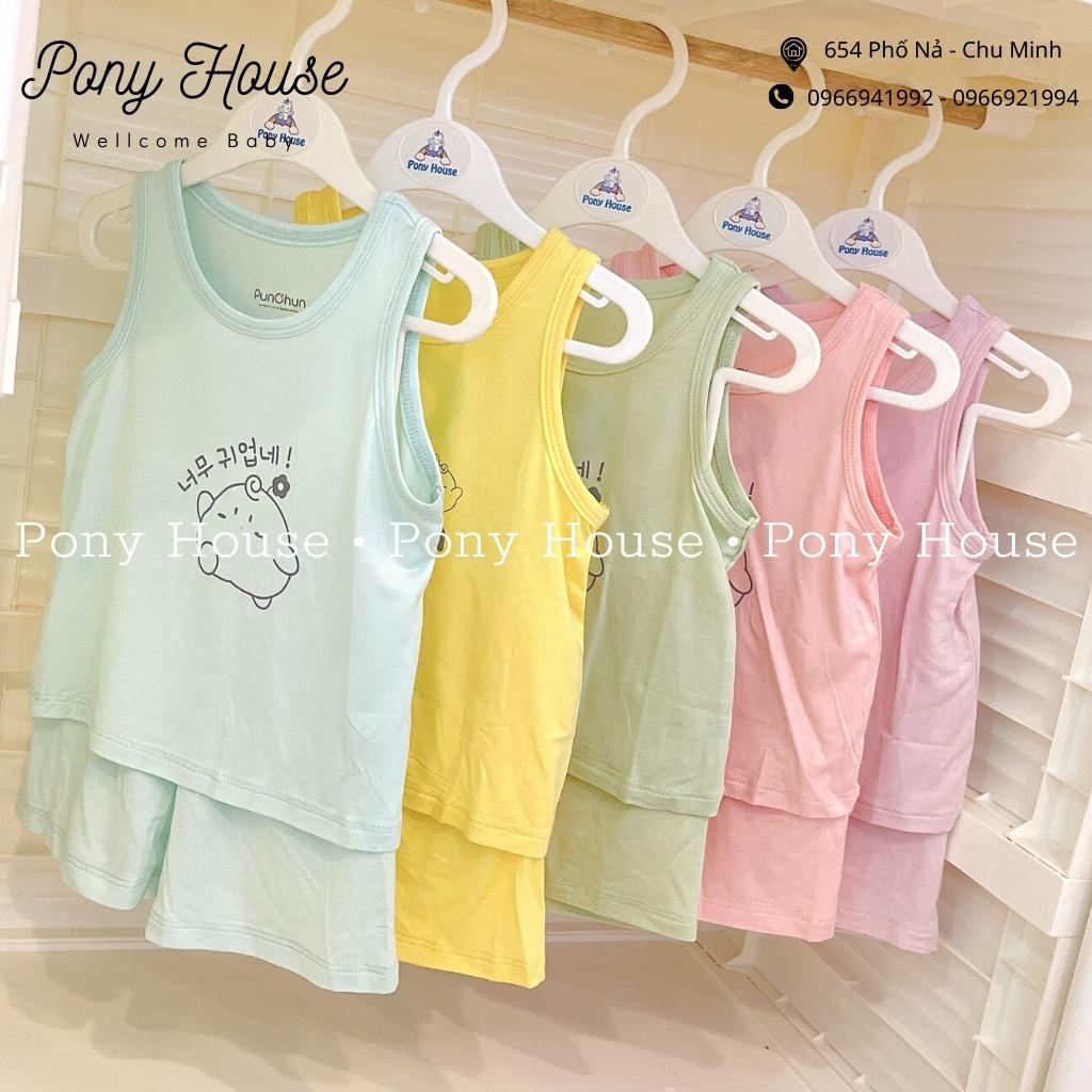 Bộ Ba Lỗ PunChun Chất Cotton Siêu Mềm, Mát Cho Bé Trai, Bé Gái (Size từ 3-6M Đến 3Y)