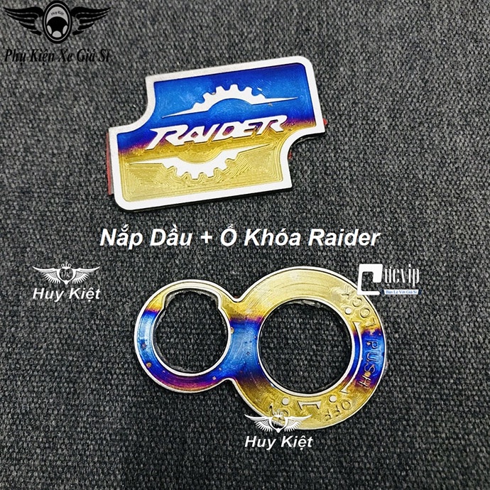 [Giá Siêu Rẻ] Ốp Chụp Ổ Khóa + Nắp Dầu Titan Vario, Winner X, Sonic, Satria, Raider, Exciter, Sirius 5075