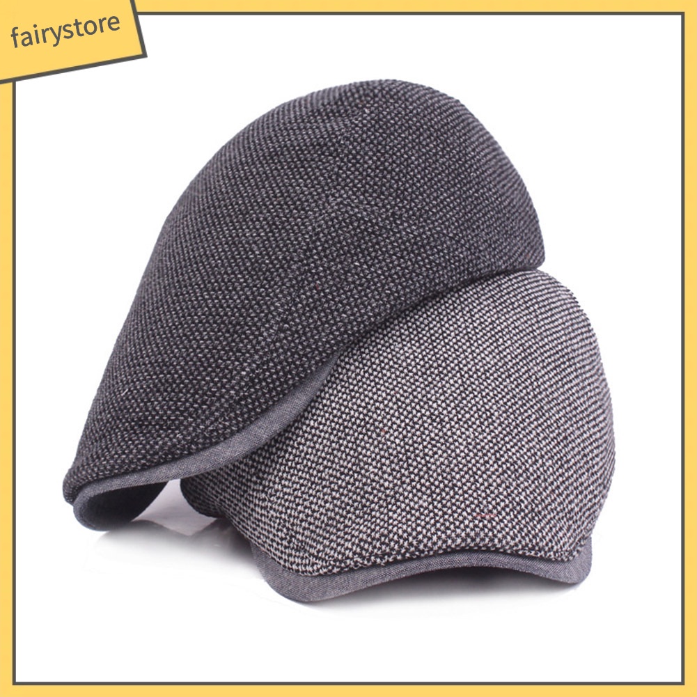 Mũ Nồi Chất Cotton Phong Cách Retro Cho Nam Trung Niên