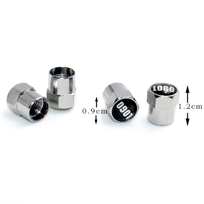 Set 4 nắp van bánh xe hơi Audi Q3 Q5 Q7 A3 A4 A5 A6 A7 A8 B5 B6 B7 B8 B9 Tt