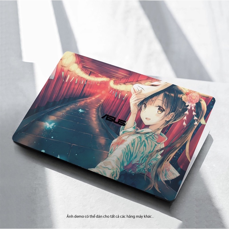 Skin Dán Laptop - CHỦ ĐỀ Anime Girl - Miếng Dán Laptop Cắt Sẵn Theo Từng Model Máy