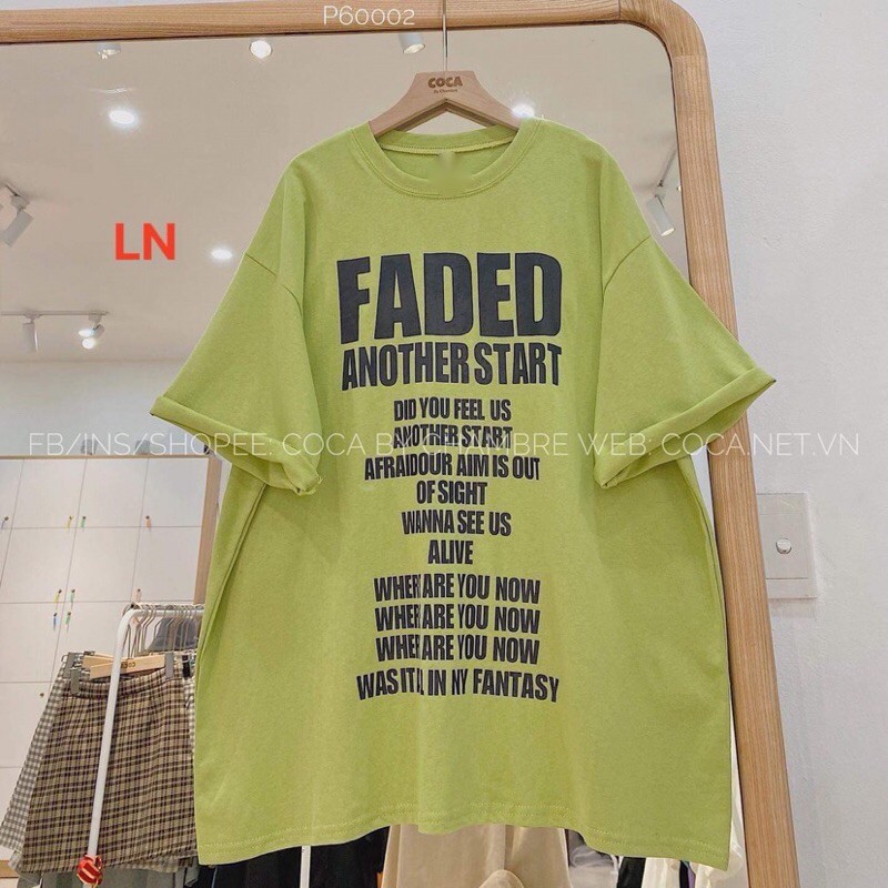 Áo phông FADED ngắn LN11