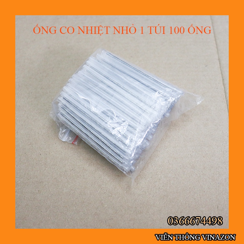 Bộ 100 ống gen co nhiệt bảo vệ mối hàn Cáp quang giá rẻ