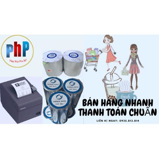 Combo 10 cuộn giấy in bill K57x45