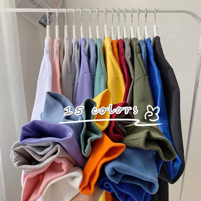 Áo Sweater Cổ Tròn Thời Trang Cho Cặp Đôi 1900680Áo Thun Dáng Rộng Màu Sắc Đơn Giản Dễ Phối Đồ Cho Nữ