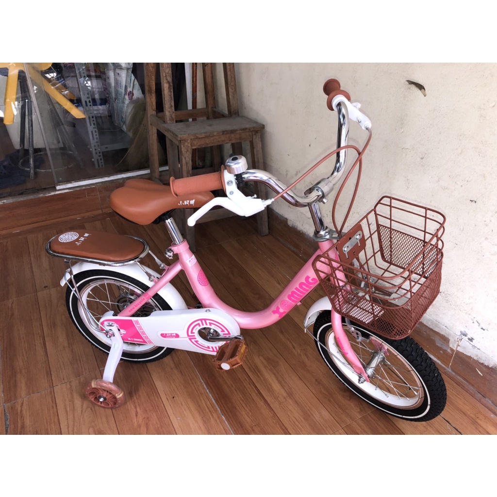 Xe Đạp Nữ xaming yên da nâu 12 , 14 , 16 , 18 , 20 Inches ( Hàng Gửi Nguyên Hộp Chưa Lắp Giáp )