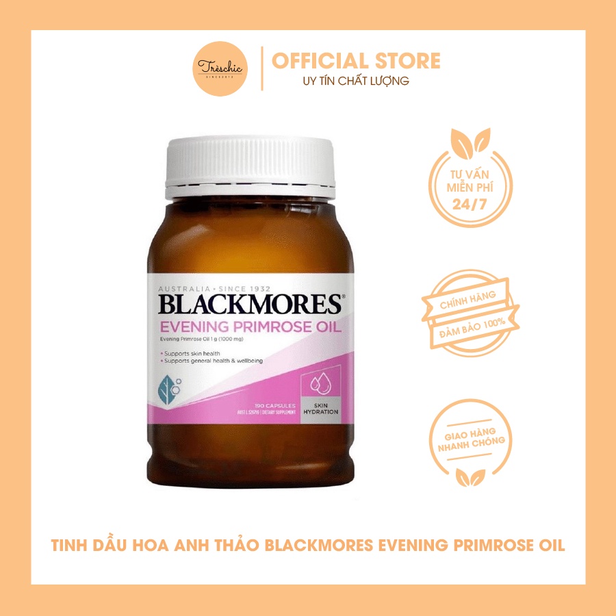 Tinh Dầu Hoa Anh Thảo BLACKMORES Evening Primrose Oil 190 Viên