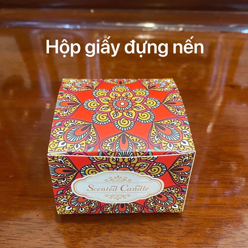 Nến Thơm Hoa Khô Tinh Dầu Thiên Nhiên Thư Giãn Không Khói 50 Mùi Hương