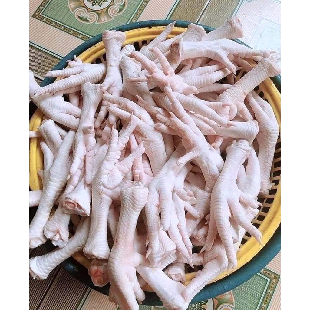 Chân Gà Có Xương |Chân Gà Nguyên Xương khay 1kg hàng tươi ngon to đều - Ship Hỏa Tốc HN