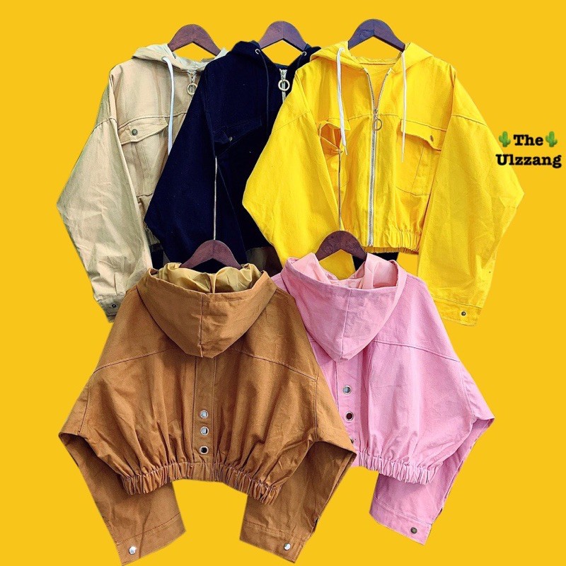 [Mã FADIRECT20 giảm 20K đơn 150K] 🌵 𝐓𝐡𝐞 𝐔𝐥𝐳𝐳𝐚𝐧𝐠 🌵 025 Áo Khoác Kaki Nhung 3 Khoen. Áo Khoác Nữ Chống Nắng