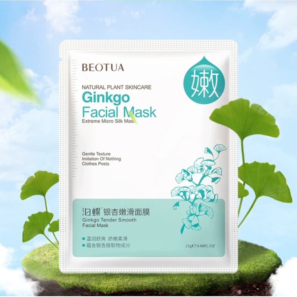 BEOTUA – Mặt nạ Thực vật Dưỡng ẩm cấp nước mềm da Saffron Ginkgo | BigBuy360 - bigbuy360.vn