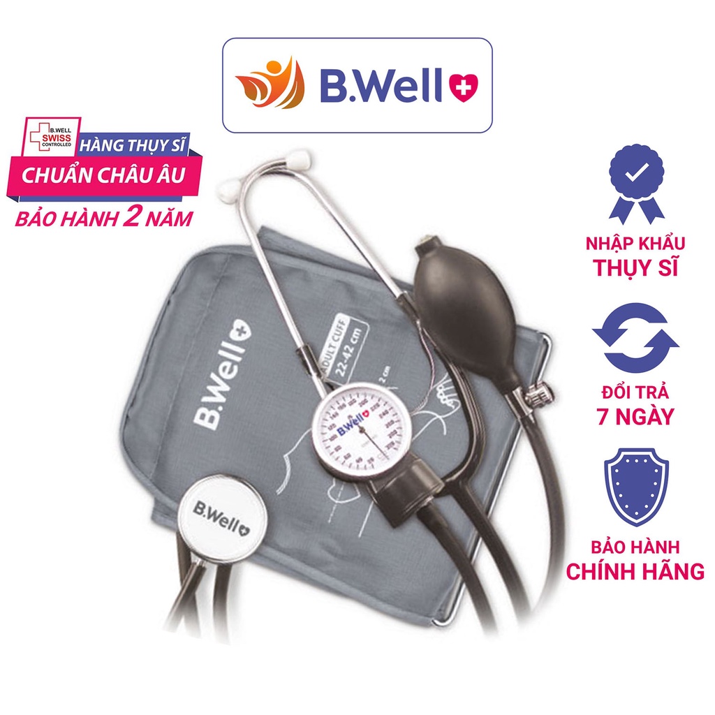 Máy đo huyết áp cơ b.well med 62 thụy sĩ - bwell y tế 360