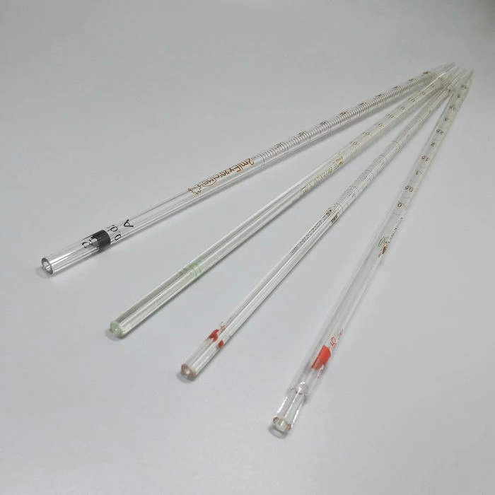 Pipet thuỷ tinh thẳng có thể tích 1ml đến 50ml dài 30cm