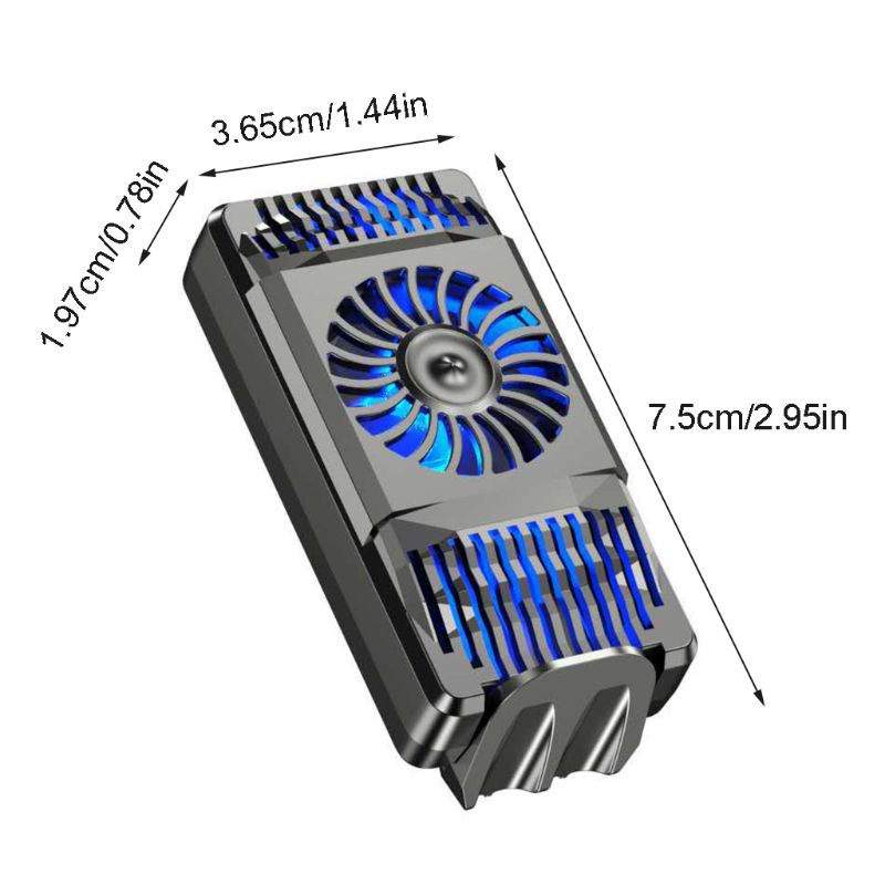 Quạt Tản Nhiệt Sáng Tạo Phù Hợp Với Màn Hình 4 Inch Đến 6.5 inches