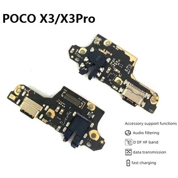 Mạch Cổng Sạc Cho Điện Thoại Xiaomi Mi 6X A2 POCO X2 F2 F3 X3 NFC M3 Pro