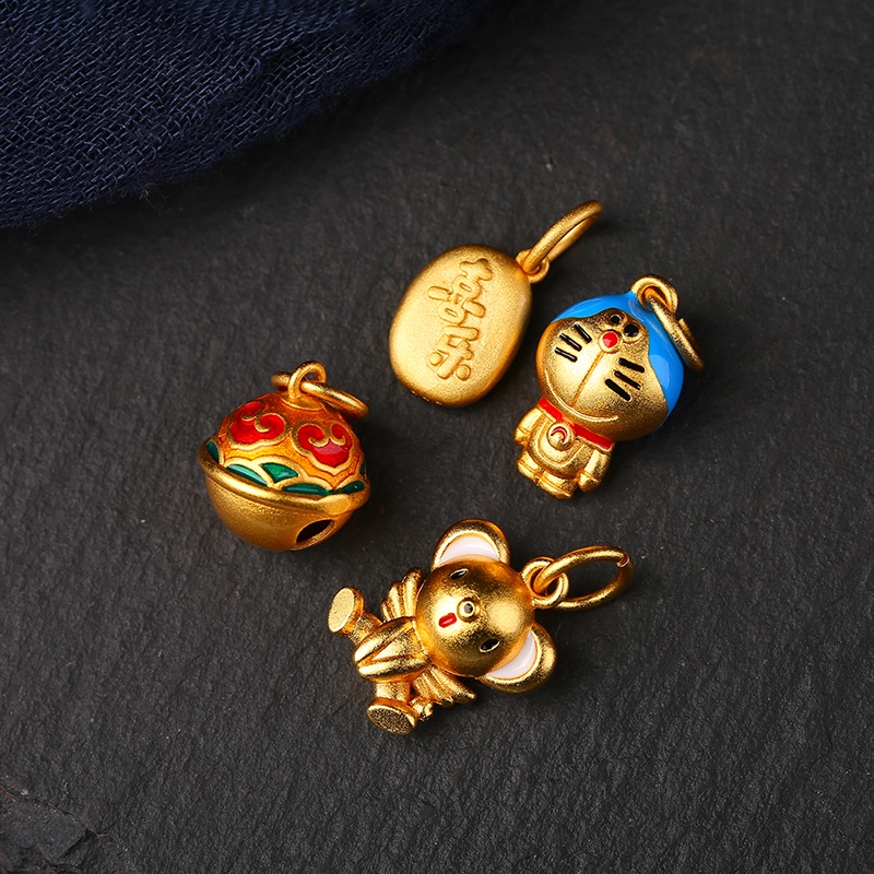 Mặt Dây Chuyền Hình Doraemon Dễ Thương Dùng Làm Trang Sức diy