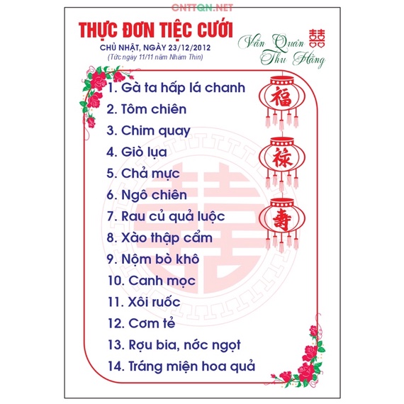 100 IN  THỰC ĐƠN TIỆC CƯỚI, IN THƯC  ĐON NHÀ HÀNG, IN THIẾT KẾ THỰC ĐƠN THEO YÊU CẦU