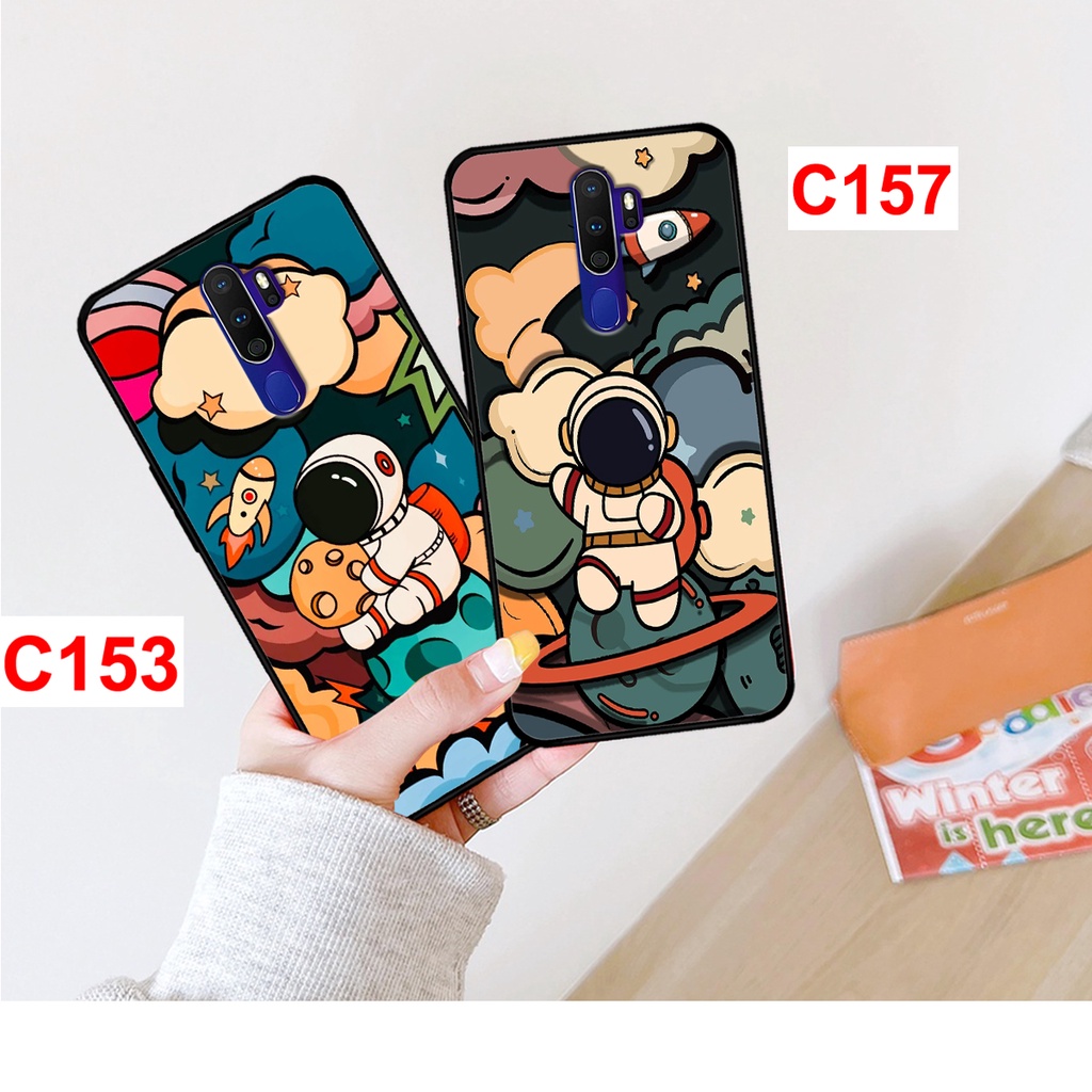 Ốp lưng Oppo A5 2020 - A9 2020 in hình vũ trụ phi hành gia siêu ngầu, cute.