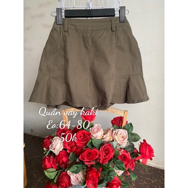 Quần váy chất kaki
