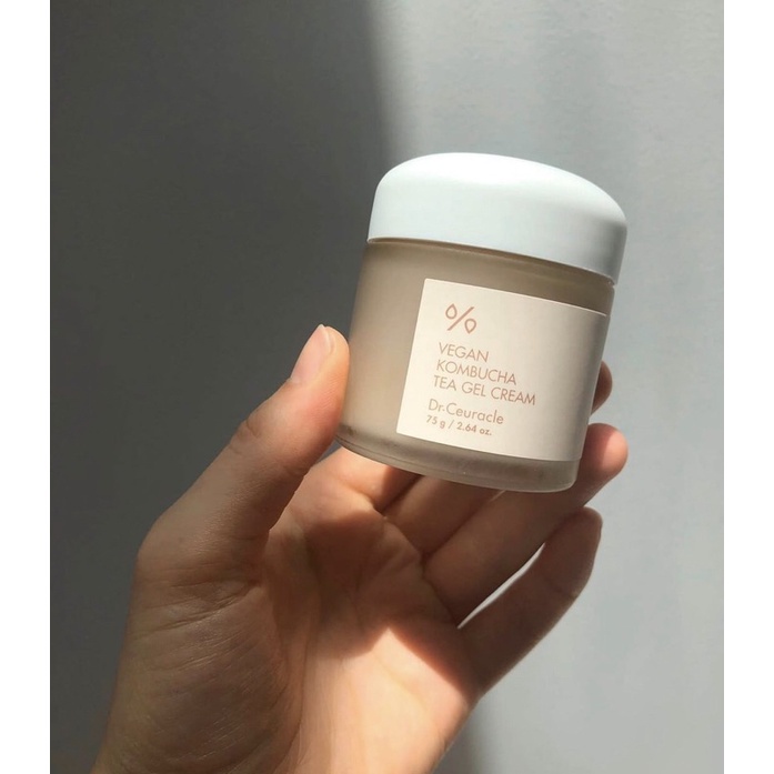 Kem Dưỡng Ngăn Ngừa Lão Hóa Dr.Ceuracle Vegan Kombucha Tea Gel Cream 75g