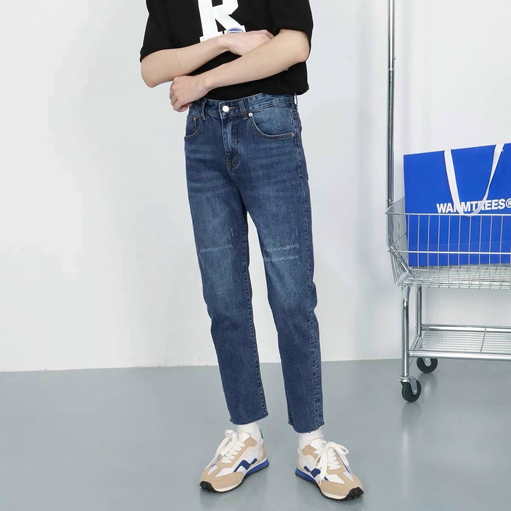 Quần JEANS SKINNY XANH XƯỚC