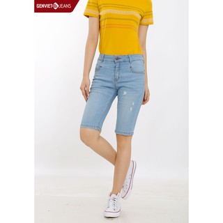 Quần ngố Jeans Nữ TQ303J338 GENVIET