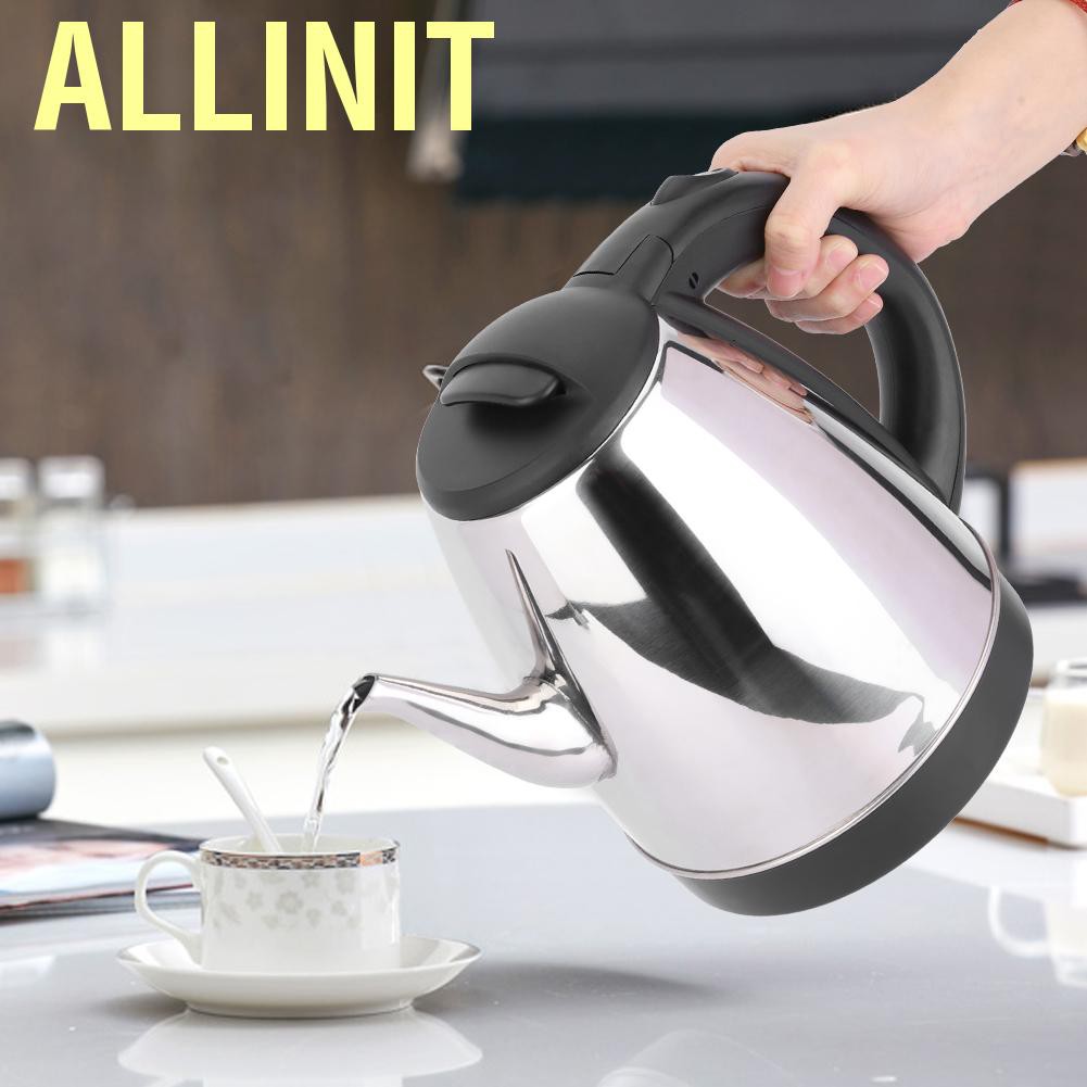 Allinit 1.5L Household Stainless Steel Electric Kettle Water Boiler Heating Pot AU Plug 220V