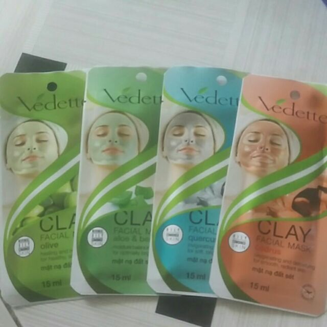 mặt nạ đất sét Vedette