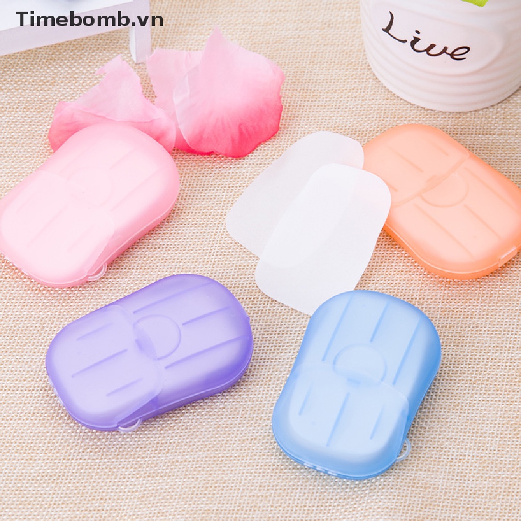 Xà phòng giấy mini dùng một lần cho du lịch tiện lợi