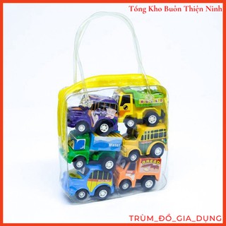 Bộ 6 Xe Ô Tô Chạy Dây Cót Cho Bé