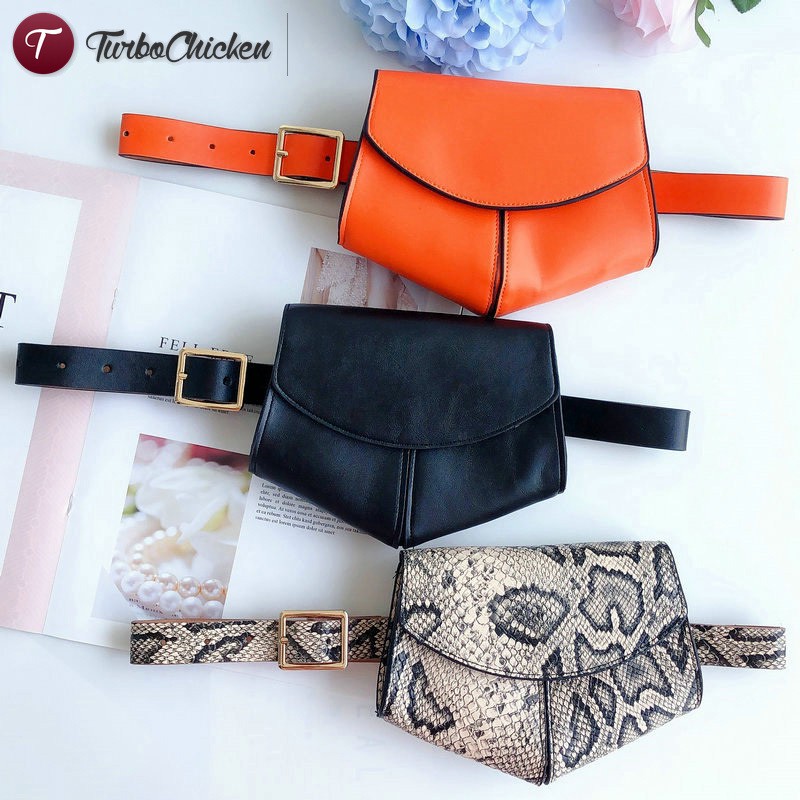 Túi Da Mini Đeo Hông Thời Trang Cho Nữ