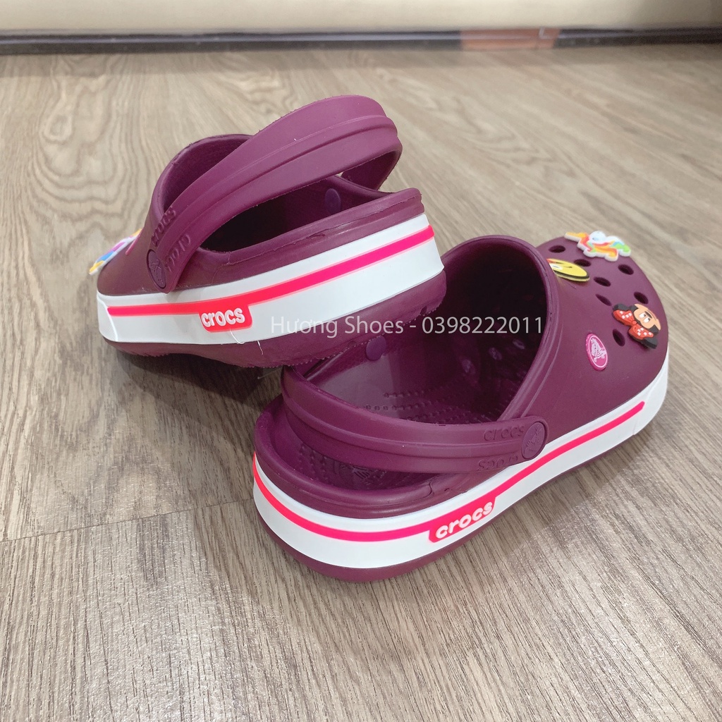 Dép sục Crocband II.5 êm nhẹ, bền đẹp, đế ma sát cho nam nữ