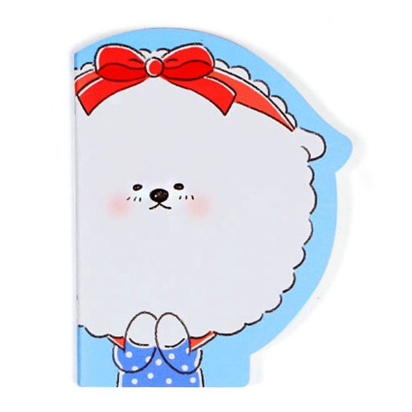 Sổ Morning Glory Stitch Bonjour Bichon 32J 82764 - Mẫu 1 - Nền Xanh - Morning Glory