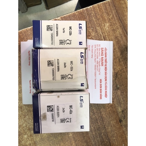Khởi động từ contactor MC 9a 12a 18a 22a 32a 40a 50a 65a 85a 100a