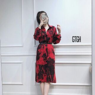Váy sơ mi loang