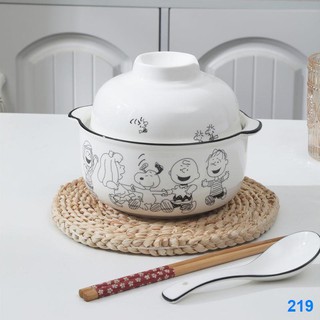 2021 ☊┇⊕Bát mì ăn liền Nhật Bản anime cô gái trái tim hộp cơm ký túc xá sinh viên dung tích lớn phong cách sáng tạo màu