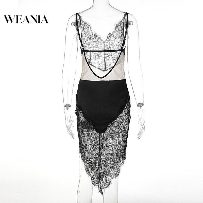 Đầm Hở Lưng PhốI Ren Hoa GợI CảM Cho Nữ