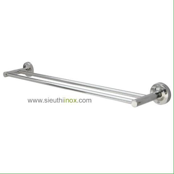 Giá Treo Khăn Đôi Inox  6801