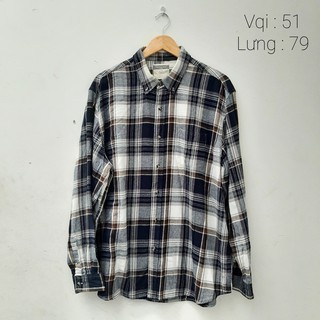 Áo sơ mi flannel 2hand chụp thật