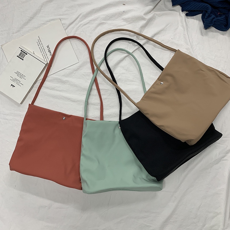 Túi Vải Canvas Nylon Màu Sắc Ngọt Ngào Nhỏ Xinh Cho Nữ