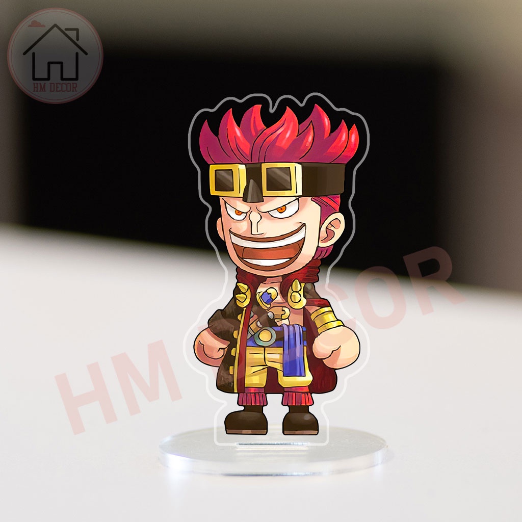 Mô hình nhân vật arcrylic anime One Piece Đảo Hải tặc Băng mũ rơm Luffy Nami decor góc học tập để bàn làm việc cao 8cm