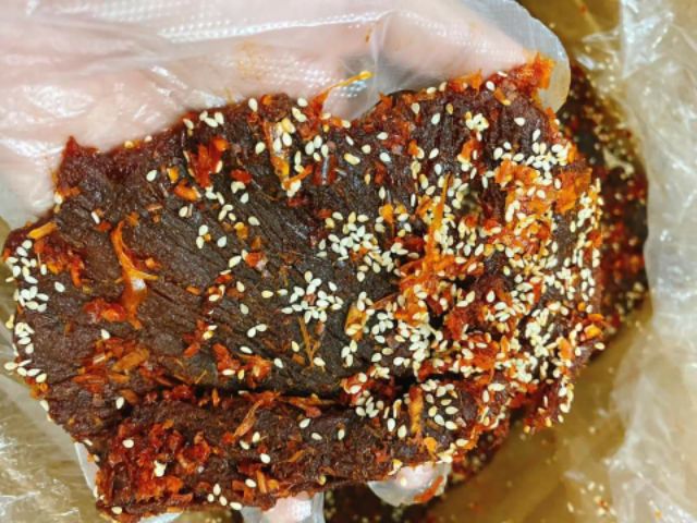 Khô bò đen tẩm mật ong