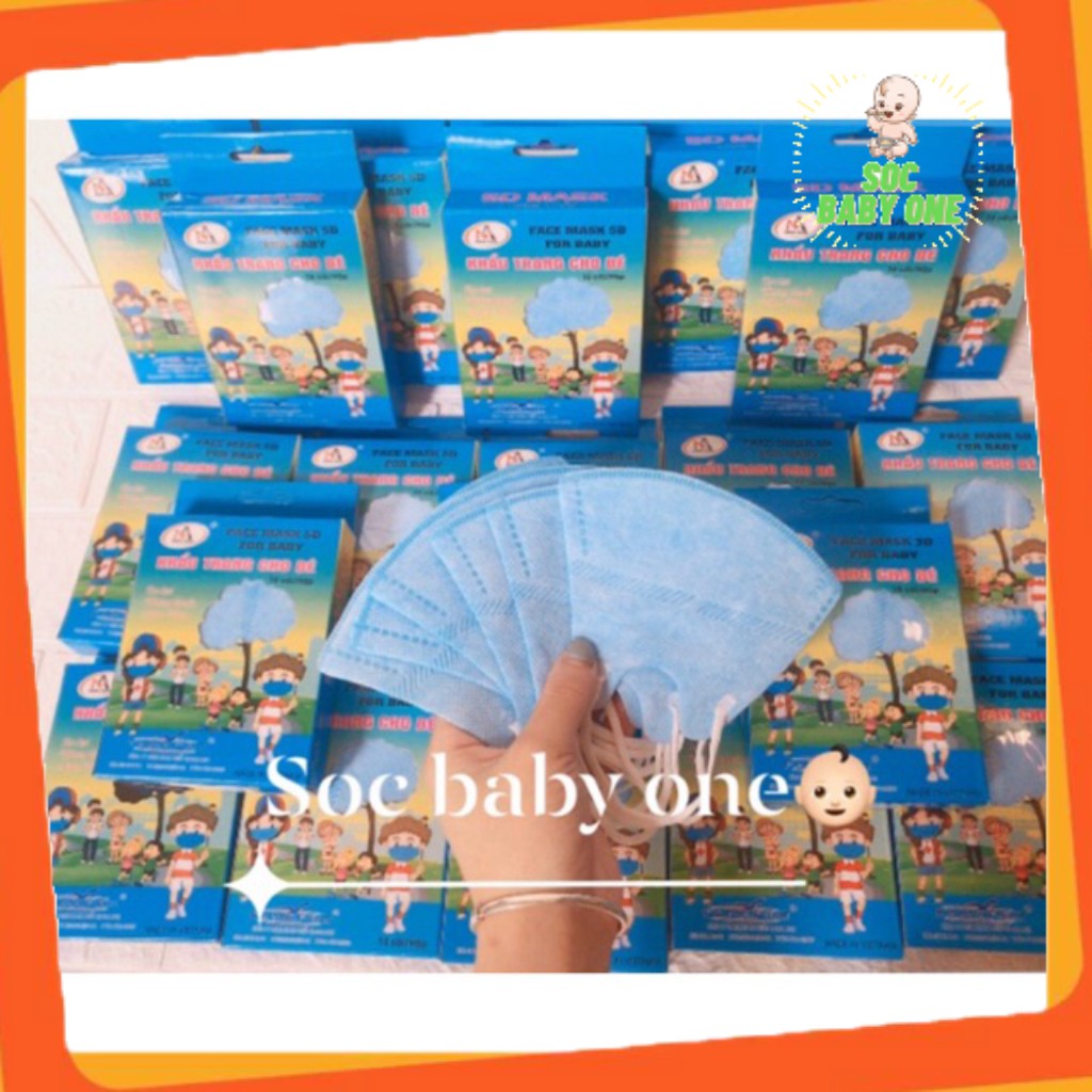 Khẩu Trang Cho Bé 5D MASK Kháng Khuẩn, Ngăn Ngừa Bụi MỊn, Hóa Chất Độc Hại