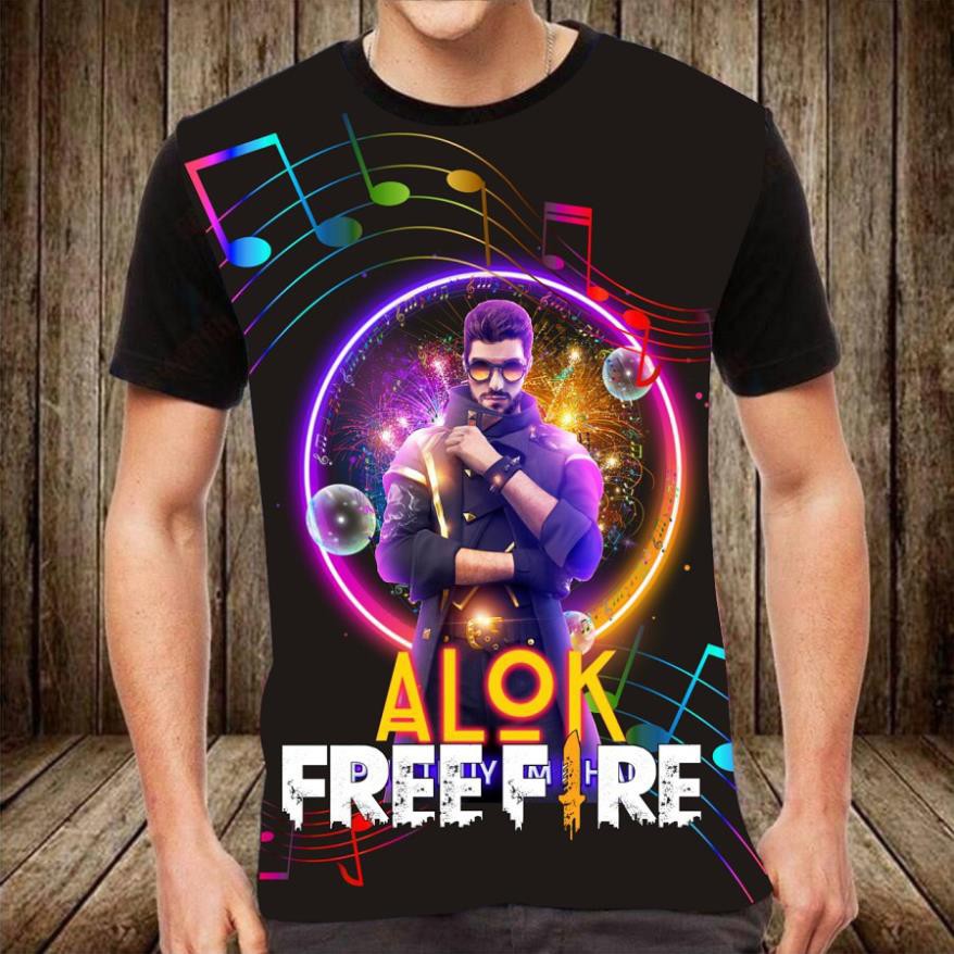 HOT- SALE-  Áo Free Fire - Áo đen team Heavy - ÁO FF ĐẸP - giá tốt nhất