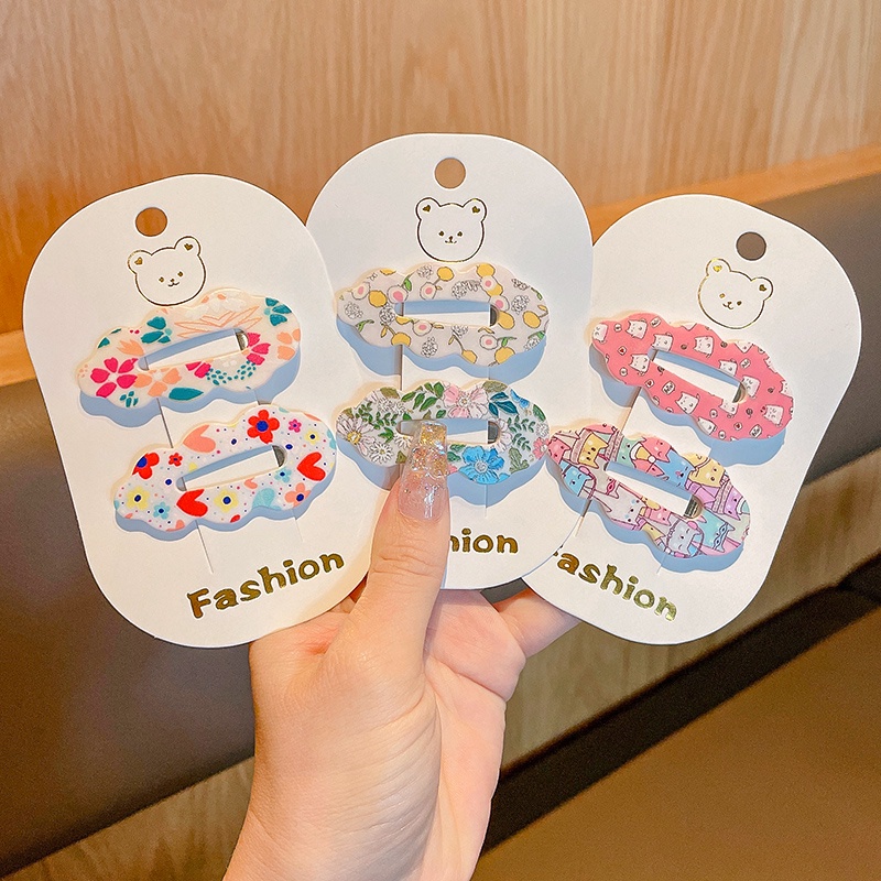 Kẹp Tóc Bb Họa Tiết Hoạt Hình Dễ Thương Cho Bé