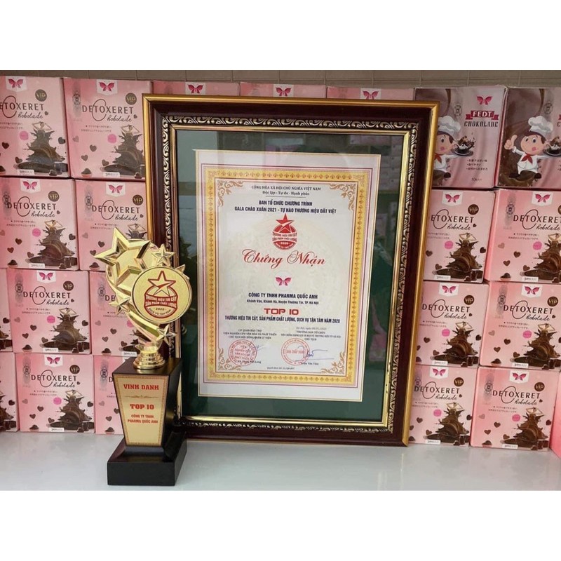 Kẹo socola giảm cân detoxeret chokolade | BigBuy360 - bigbuy360.vn