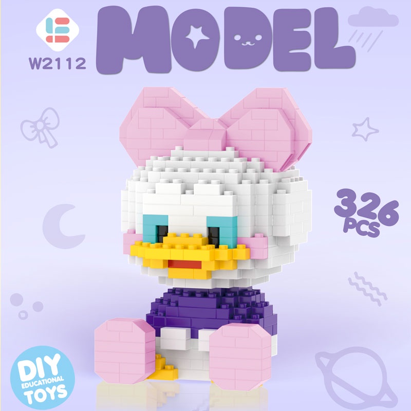 Đồ Chơi Lắp Ráp Hình Chuột Mickey Belle Disney Dễ Thương